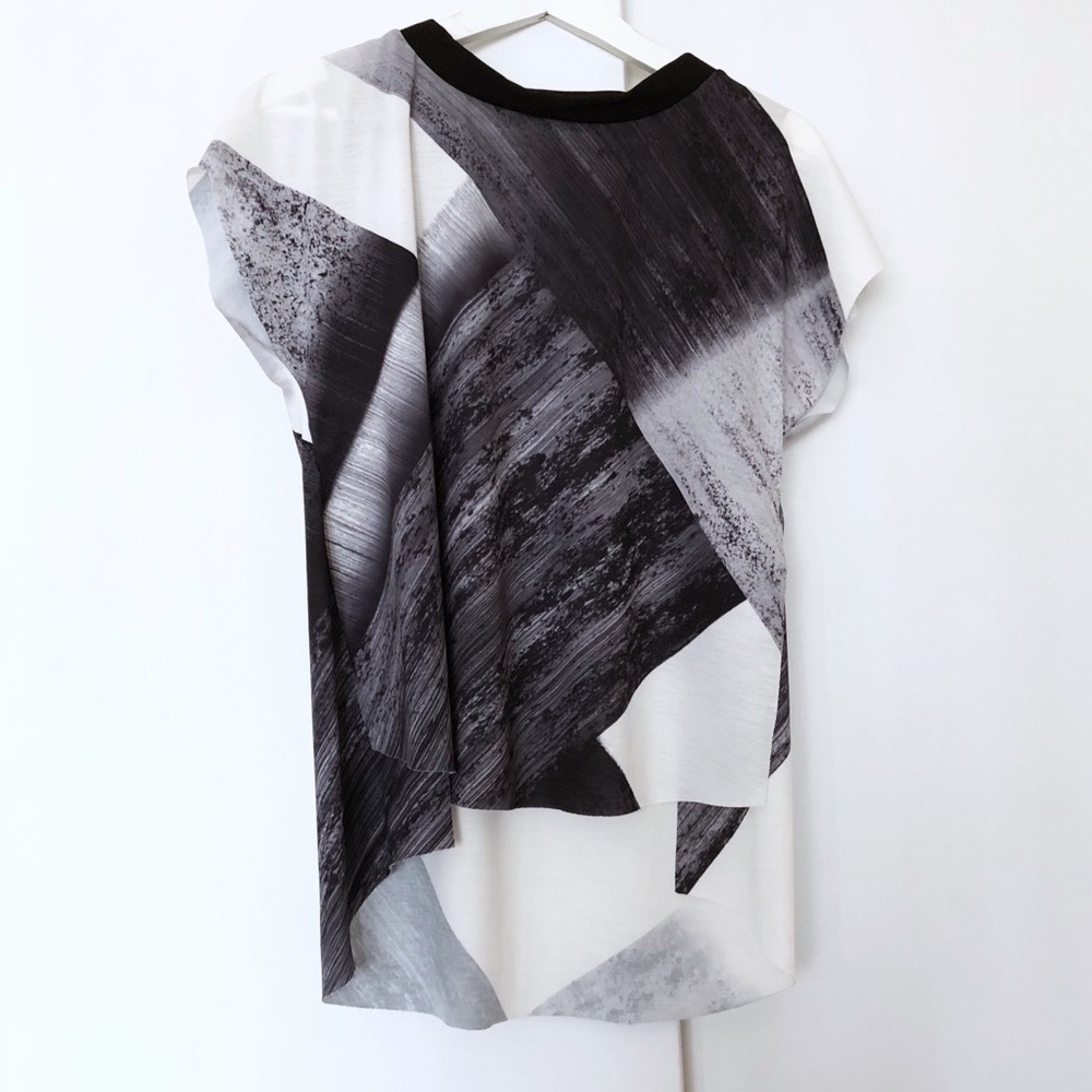 Zara high low tshirt top
